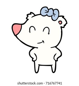 polar bear cartoon