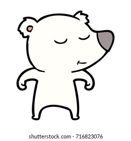 polar bear cartoon