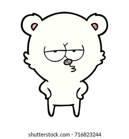 caricatura del oso polar