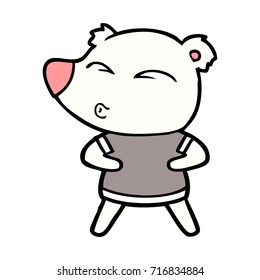 polar bear cartoon