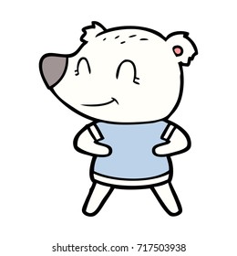 Eisbärenkartoon