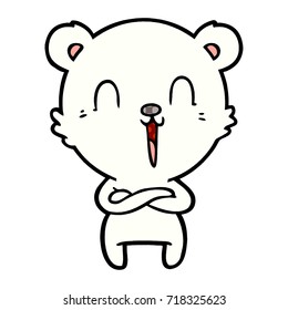 caricatura del oso polar