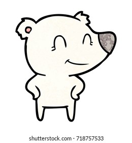 caricatura del oso polar