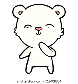 caricatura del oso polar