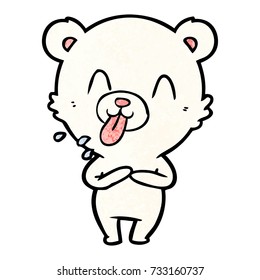 caricatura del oso polar