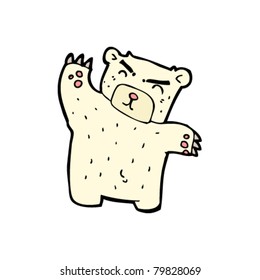 caricatura del oso polar