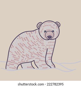 polar bear cub