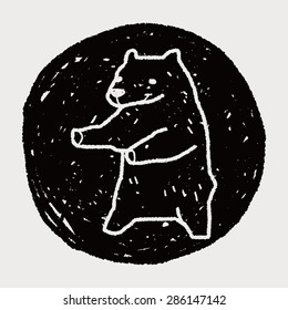 polar bear doodle