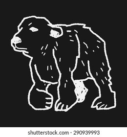 polar bear doodle