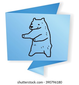 polar bear doodle