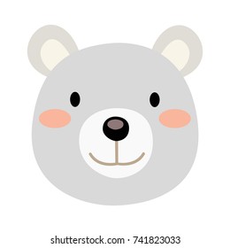 polar bear head