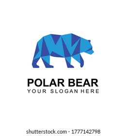 Polar Bear Ice Logo Template