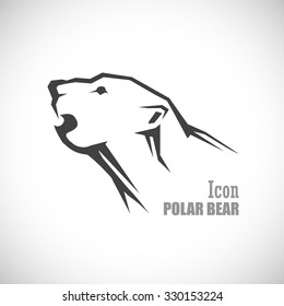 Polar bear icon.