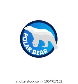 polar bear icon animal vector logo