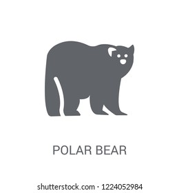 Polar bear icon. Trendy Polar bear logo concept on white background from animals collection. Suitable for use on web apps, mobile apps and print media.