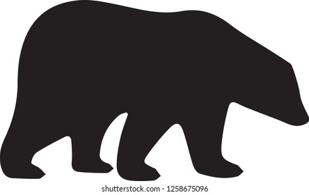 Polar Bear Icon In Vector.