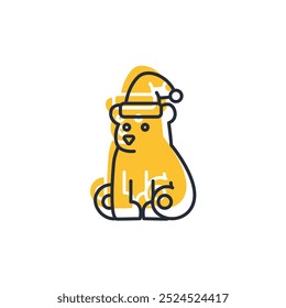 Polar Bear icon vector illustration. Polar Bear symbol isolated on white background