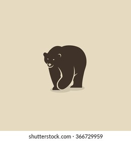 Polar bear icon - vector illustration
