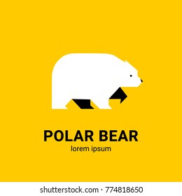 Polar bear icon. Vector illustration