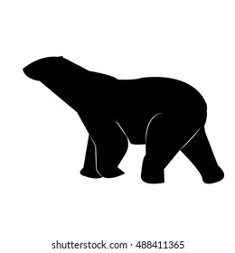 Polar bear icon - vector illustrator