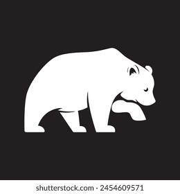 Polar bear illustration vector design