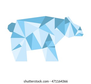 polar bear isolated icon vector illustration design