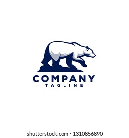 polar bear logo design