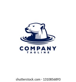 polar bear logo design
