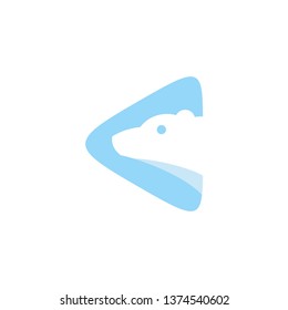 polar bear logo design