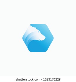 Polar bear logo design for multiple business