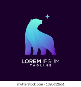 Polar Bear logo design ready to use
