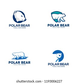 Polar Bear Logo Design. Polar Bear Logo Template. Polar Bear Vector