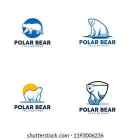 Polar Bear Logo Design. Polar Bear Logo Template. Polar Bear Vector