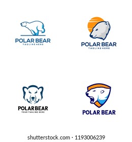 Polar Bear Logo Design. Polar Bear Logo Template. Polar Bear Vector