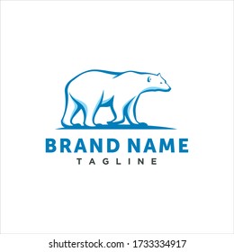 Polar Bear Logo Design Vector Image Stock Vector (Royalty Free ...