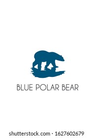 Polar bear logo on a white background