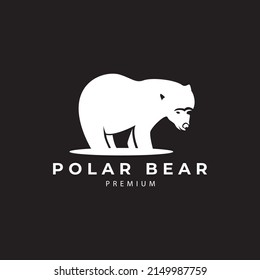 símbolo del icono del símbolo del símbolo del vector del oso polar