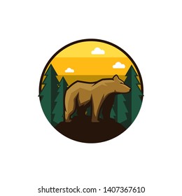Polar Bear Logo Stock Image