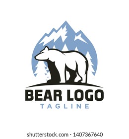 Polar Bear Logo Stock Image