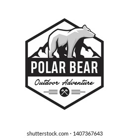 Polar Bear Logo Stock Image