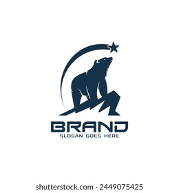 Polar Bear Logo, suitable for any business related to Polar Bear