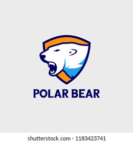 Polar Bear Logo Template