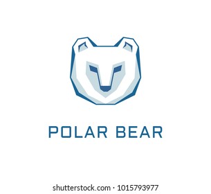 Polar bear logo vector 