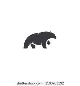 polar bear logo vector
