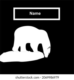 The polar bear logo you can use this logo for Bussines,comunity and more