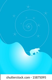 polar bear on iceberg