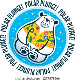 Polar Bear Plunge Logo Design