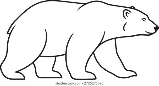 Eisbär Silhouette Symbol Vektor Arktis Tierwelt Säugetier Raubtier Tundra Natur kalt Klima Logo Symbol Symbol	
