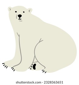 Polar Bear Single 25, Vektorgrafik
