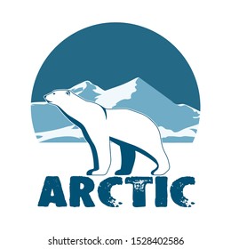 Polar Bear Symbol Arctic Stock Vector (Royalty Free) 1528402586 ...